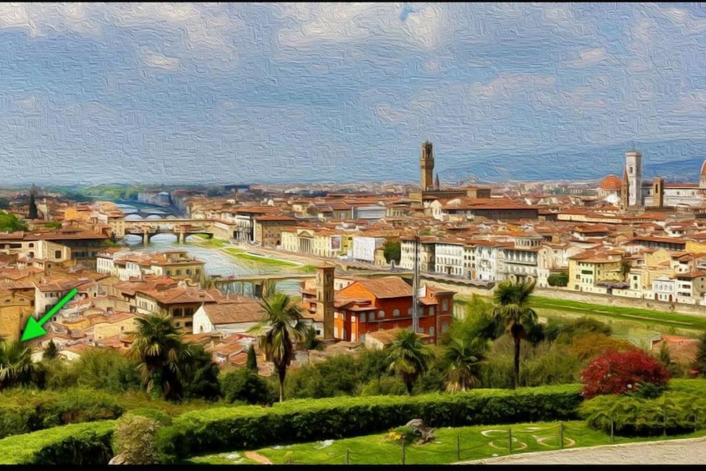 Monica Appartamento Con Giardino Al Ponte Vecchio فلورنس المظهر الخارجي الصورة